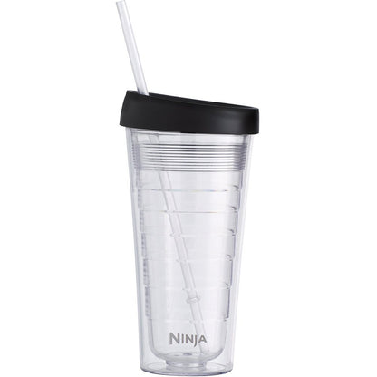 Ninja Coffee Bar 18-Ounce Double-Wall Tritan Hot & Cold Tumbler with Sip & Straw Lid
