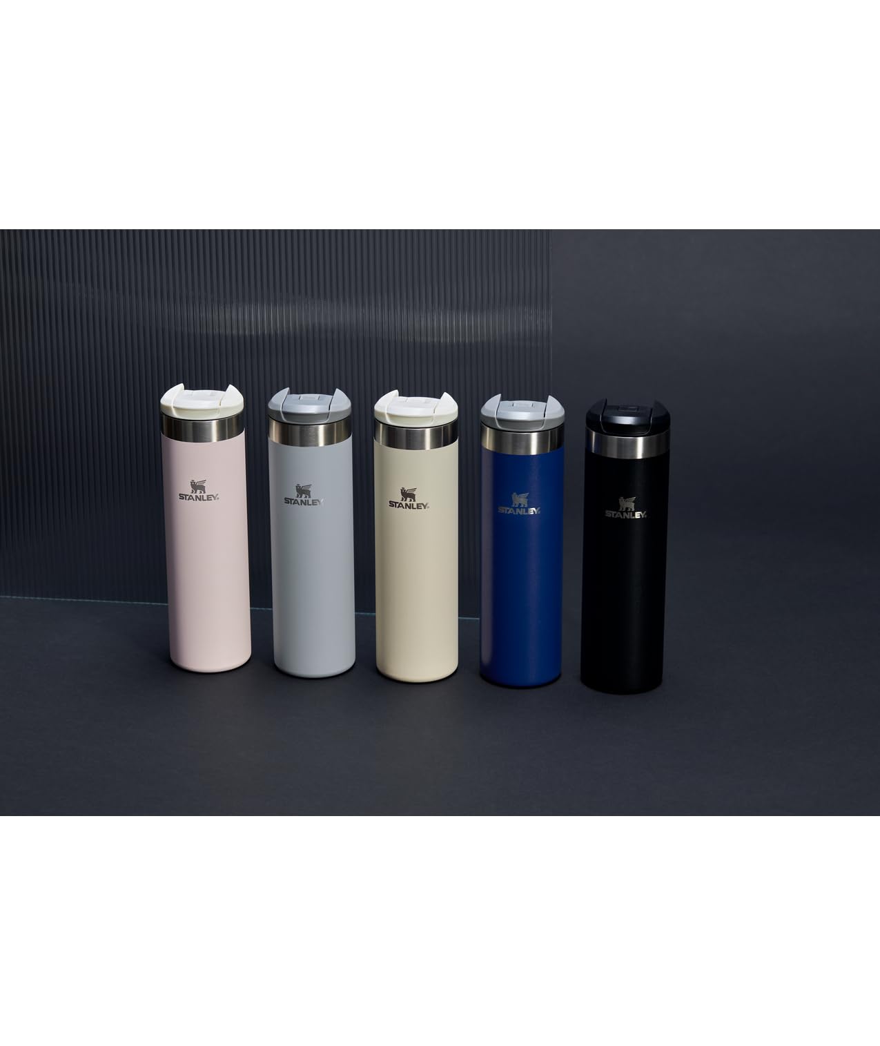 Stanley AeroLight Transit Bottle 20 oz | Locking Drink Through Lid | Leak Resistant Water Bottle or Coffee Travel Mug | Lightweight Insulated Stainless Steel | BPA-Free | Black