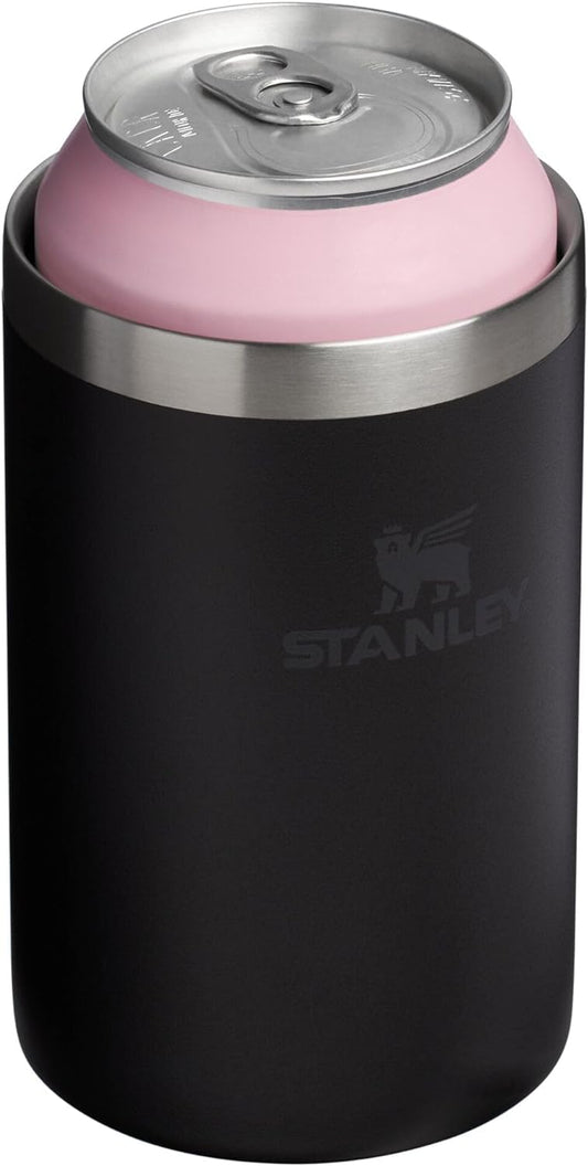 Stanley Everyday Can Cooler Cup 10 oz | Beer, Seltzers, Soda, and Energy Drinks | Doubles as Tumbler | Insulated Stainless Steel Drink Holder | BPA-Free | Matte Black