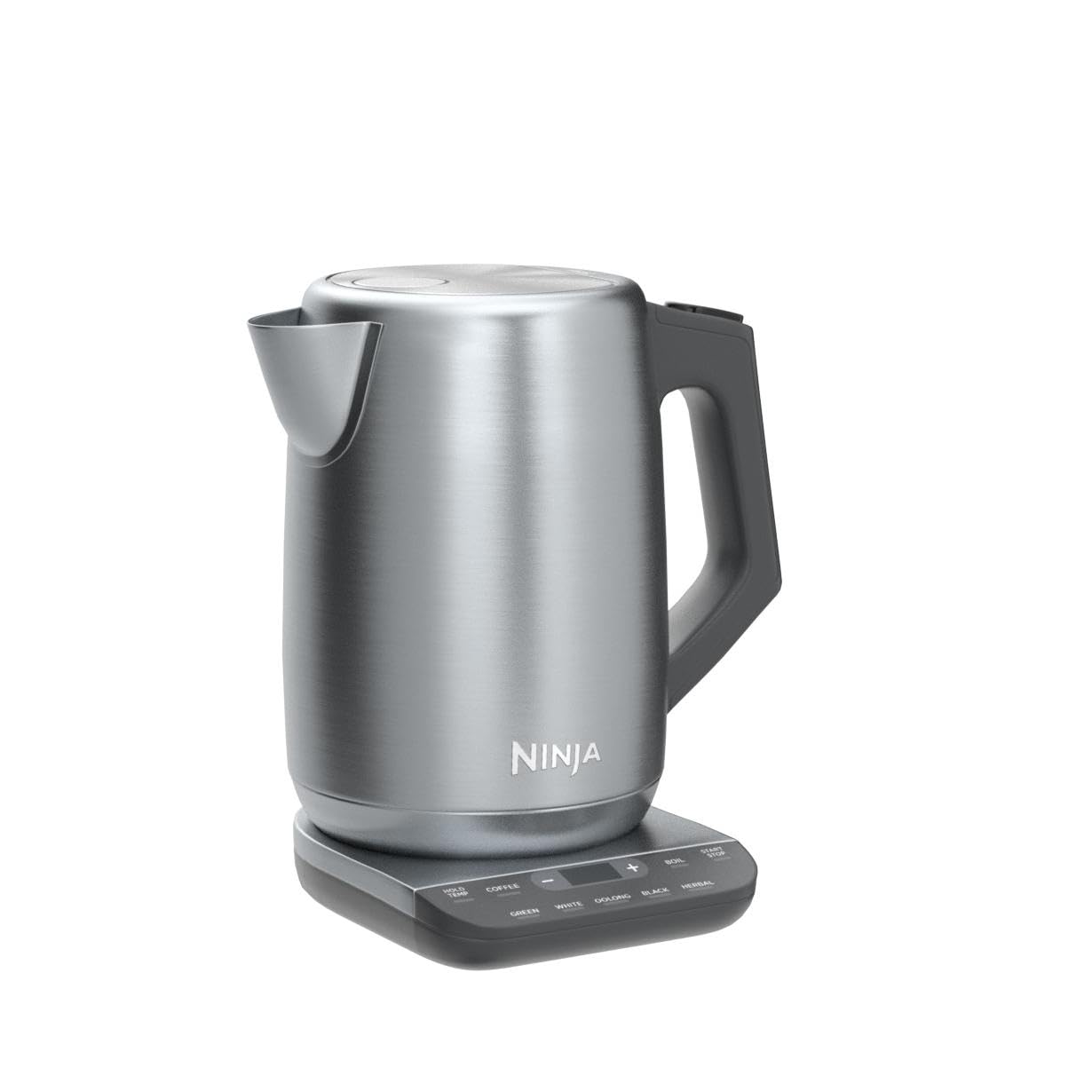 Ninja KT200 Precision Temperature Electric Kettle, 1500 watts, BPA Free, Stainless, 7-Cup Capacity, Hold Temp Setting, Silver