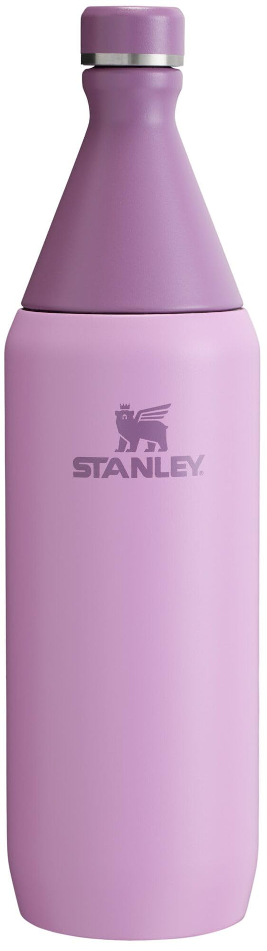 Stanley All Day Slim Bottle 34 oz | Twist On Lid with Leakproof Seal | Slim Design for Travel & Gym | Insulated Stainless Steel | BPA-Free | Lilac