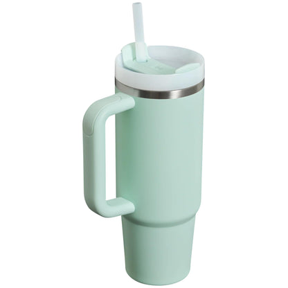 STANLEY Quencher H2.0 FlowState Stainless Steel Vacuum Insulated Tumbler with Lid and Straw for Water, Iced Tea or Coffee (Mint, 30 oz)