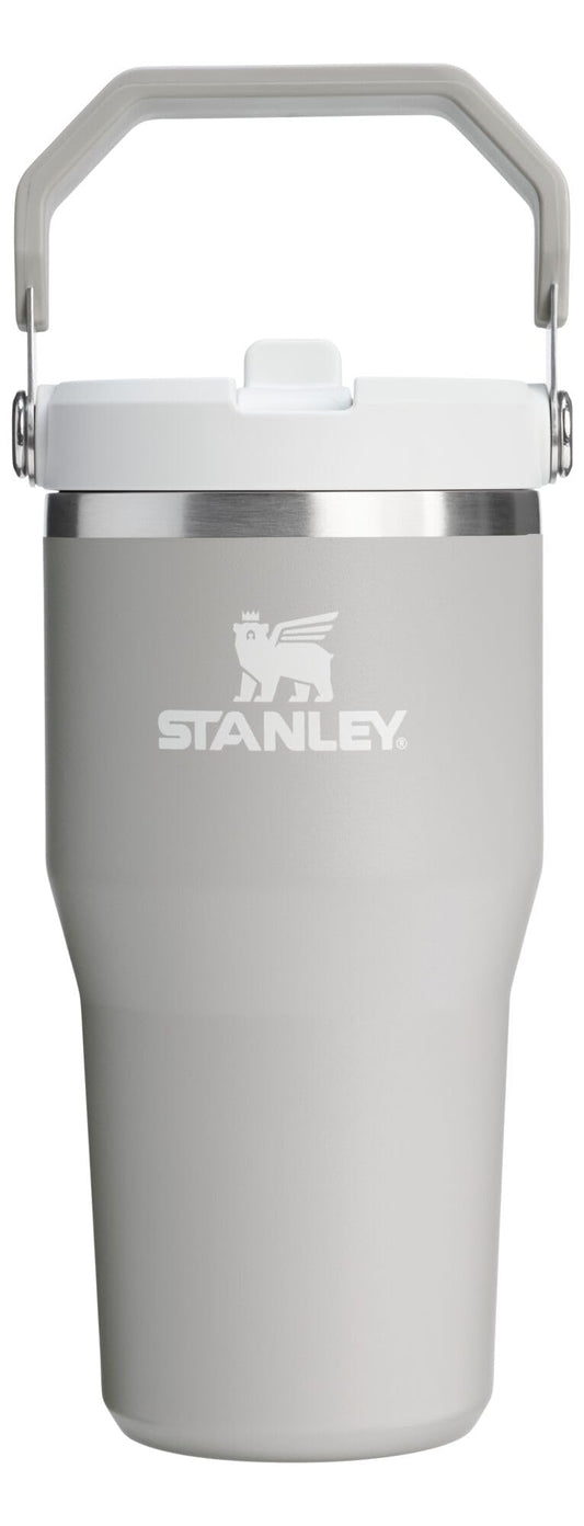 Stanley IceFlow 2.0 Flip Straw Tumbler with Handle 20 oz | Twist On Lid and Flip Up Straw | Leak Resistant Water Bottle | Insulated Stainless Steel | BPA-Free | Ash