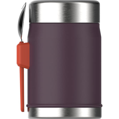 STANLEY Classic Legendary Thermal Lunch Box 0.4L with Spork – Keeps Cold or Hot 7 Hours – Adult Hot Food Thermos – Stainless Steel – BPA-Free – Dishwasher Safe – Plum