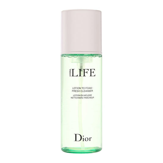 Dior Christian Hydra Life Lotion To Foam Fresh Cleanser for Women, Unscented, 6.3 Fl Oz