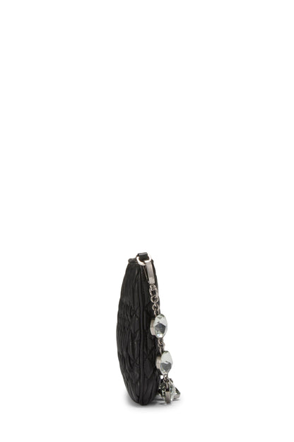Miu Miu, Pre-Loved Black Nappa Crossbody, Black
