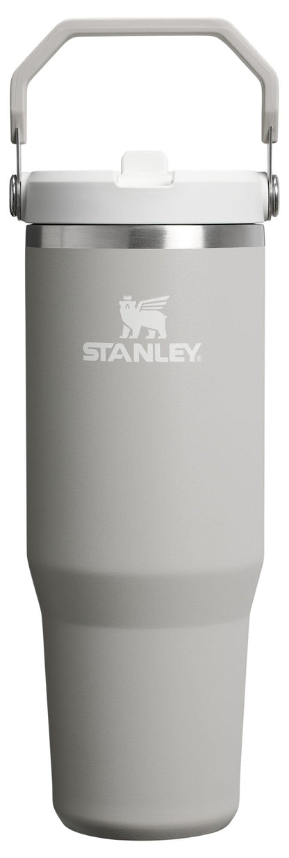 Stanley IceFlow 2.0 Flip Straw Tumbler with Handle 30 oz | Twist On Lid and Flip Up Straw | Leak Resistant Water Bottle | Insulated Stainless Steel | BPA-Free | Ash