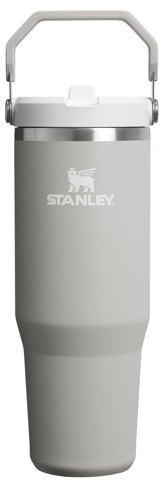 Stanley IceFlow 2.0 Flip Straw Tumbler with Handle 30 oz | Twist On Lid and Flip Up Straw | Leak Resistant Water Bottle | Insulated Stainless Steel | BPA-Free | Ash