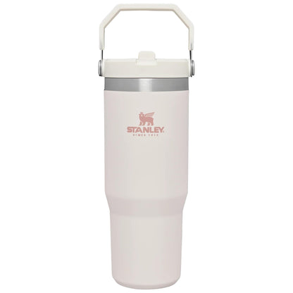 STANLEY IceFlow Flip Straw Water Bottle with Straw 0.89L - Keeps Cold for 12+ Hours - Leakproof - Stainless Steel Water Bottle - BPA-Free Travel Mug - Easy to Carry - Dishwasher Safe