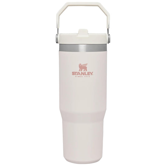 STANLEY IceFlow Flip Straw Water Bottle with Straw 0.89L - Keeps Cold for 12+ Hours - Leakproof - Stainless Steel Water Bottle - BPA-Free Travel Mug - Easy to Carry - Dishwasher Safe