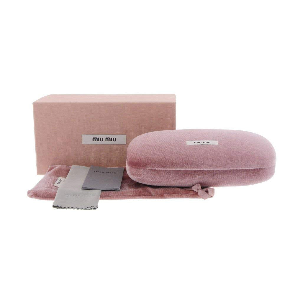 Miu Miu MU04QS MAR3D0 Opal Beige Noir Cats Eyes Sunglasses Lens Category 2 Size