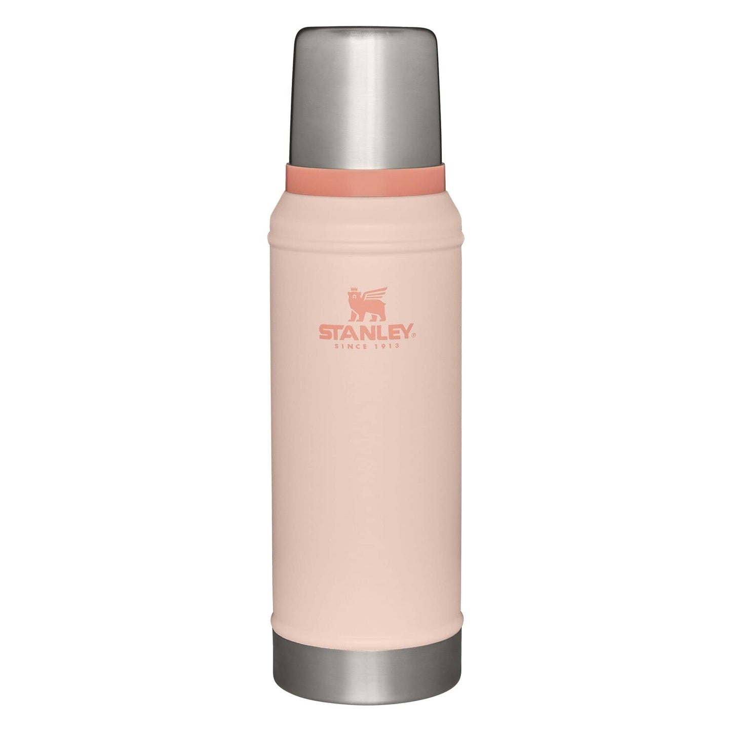 Stanley Classic Vacuum Insulated Wide Mouth Bottle - Limestone - BPA-Free 18/8 Stainless Steel Thermos for Cold & Hot Beverages - 1.0 QT