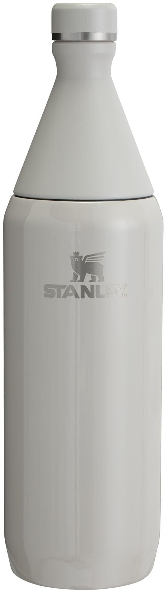 Stanley All Day Slim Bottle 34 oz | Twist On Lid with Leakproof Seal | Slim Design for Travel & Gym | Insulated Stainless Steel | BPA-Free | Ash