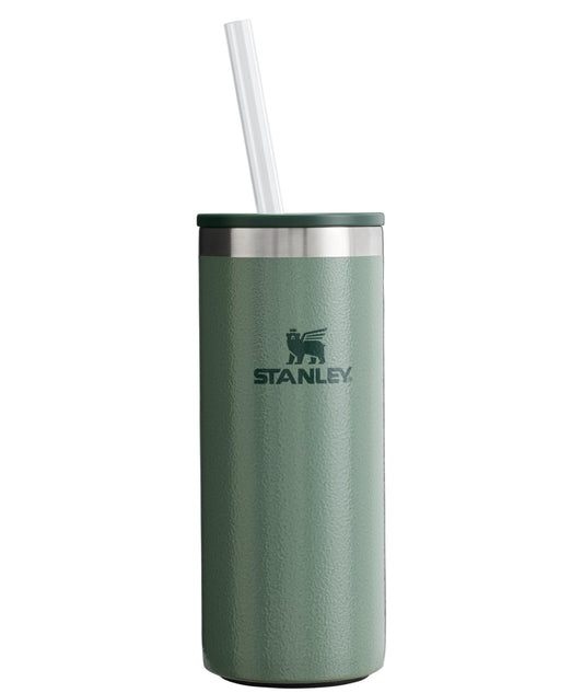 STANLEY Everyday Can Cooler Cup 10 oz Slim | Beer, Seltzers, Soda, and Energy Drinks | Doubles as Tumbler | Insulated Stainless Steel Drink Holder | BPA-Free | Hammertone Green