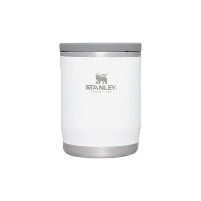 Stanley Adventure To-Go Food Jar 18 oz | Vacuum Insulated Thermos Food Container | Wide Mouth Screw On Lid | Packable for Travel | Stainless Steel with Leakproof Lid | BPA-Free | Polar