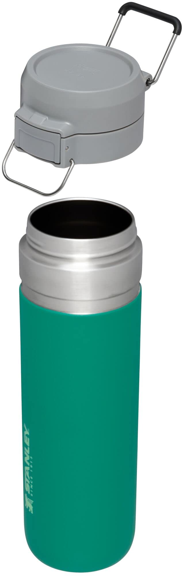 STANLEY Quick Flip GO Water Bottle 24 oz | Push Button Lid | Leakproof and Packable for Travel and Sports | Insulated Stainless Steel | BPA-Free | Alpine