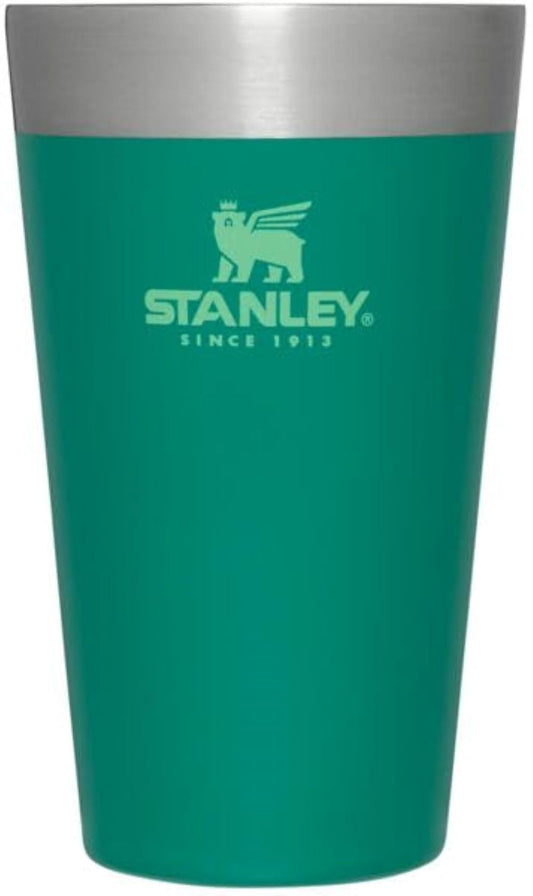 Stanley Adventure Stacking Beer Pint Glass 16oz | Stackable Drinking Cup for Cold Beverages | Dishwasher Safe | Insulated Stainless Steel Tumbler | BPA-Free | Alpine