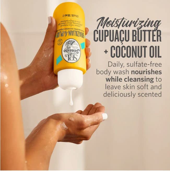 SOL DE JANEIRO Brazilian Play Body Wash & Bum Bum Body Scrub Shower Duo, Amazon Exclusive