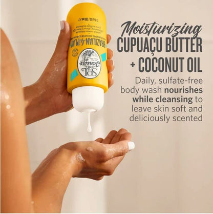 SOL DE JANEIRO Brazilian Play Body Wash & Bum Bum Body Scrub Shower Duo, Amazon Exclusive