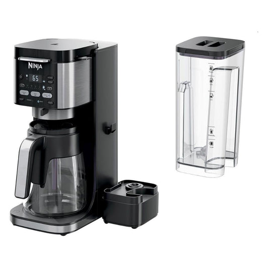 Ninja CFP105 DualBrew Hot & Iced Coffee Maker, Single-Serve, Compatible with K-Cups & 14-Cup Drip Coffee Maker, Black (Renewed)