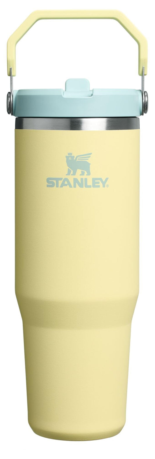 Stanley IceFlow 2.0 Flip Straw Tumbler with Handle 30 oz | Twist On Lid and Flip Up Straw | Leak Resistant Water Bottle | Insulated Stainless Steel | BPA-Free | Pomelo