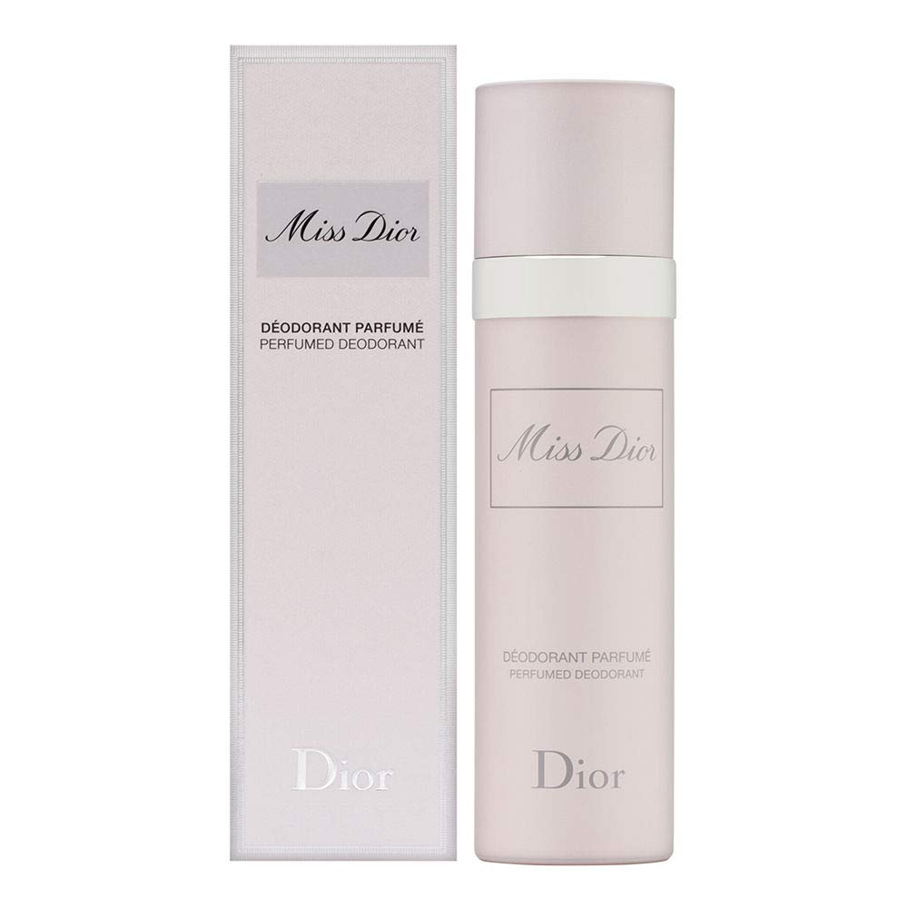 Miss Dior by Christian Dior Perfumed Deodorant Spray for Women, 3.4 Ounce
