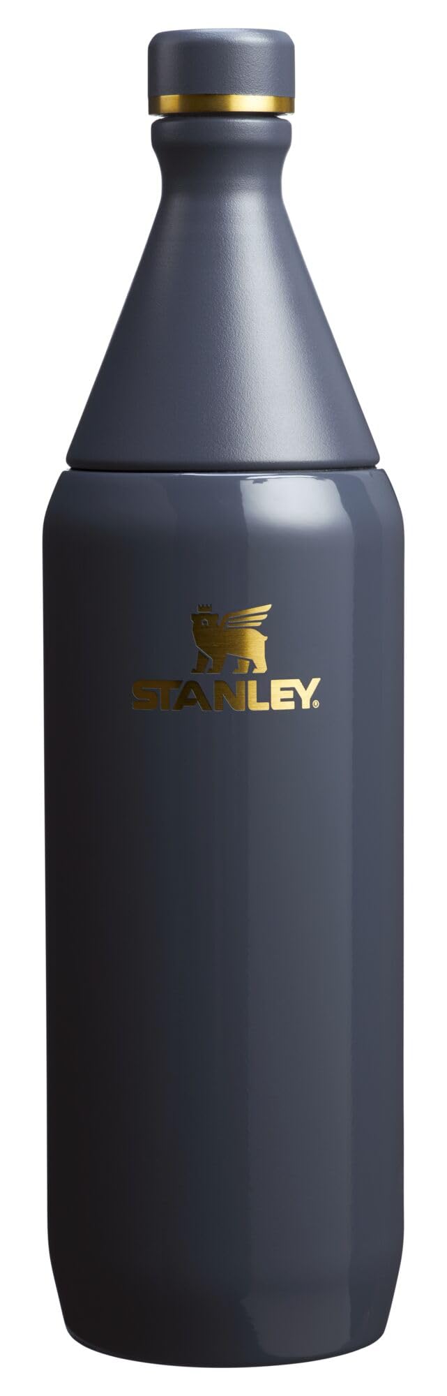 Stanley All Day Slim Bottle 34 oz | Twist off Lid with Leakproof Seal | Slim Design for Travel and Gym | Insulated Stainless Steel Water Bottle | BPA-Free | Twilight Gloss