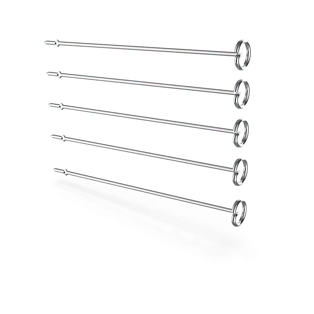 Ninja Foodi Grill Kebab Skewers, Medium, Silver, Set of 5