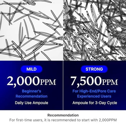 medicube Zero Exosome Shot Duo 2000 & 7500: Spicule Facial Serum | Liquid Skin Booster Serum | Exosome, AHA+BHA+PHA | Pore Care, Dead Skin Cells, Skin Texture