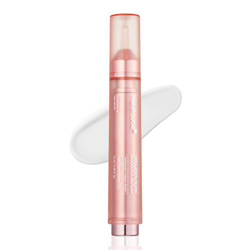 Medicube Collagen Glow Booster Milk Serum - Twist & Click - Radiance & Hydration with Niacinamide, Milk Protein Extract, Hydrolyzed Collagen - Illuminates & Firms Skin - Korean Skin Care, 0.50 oz