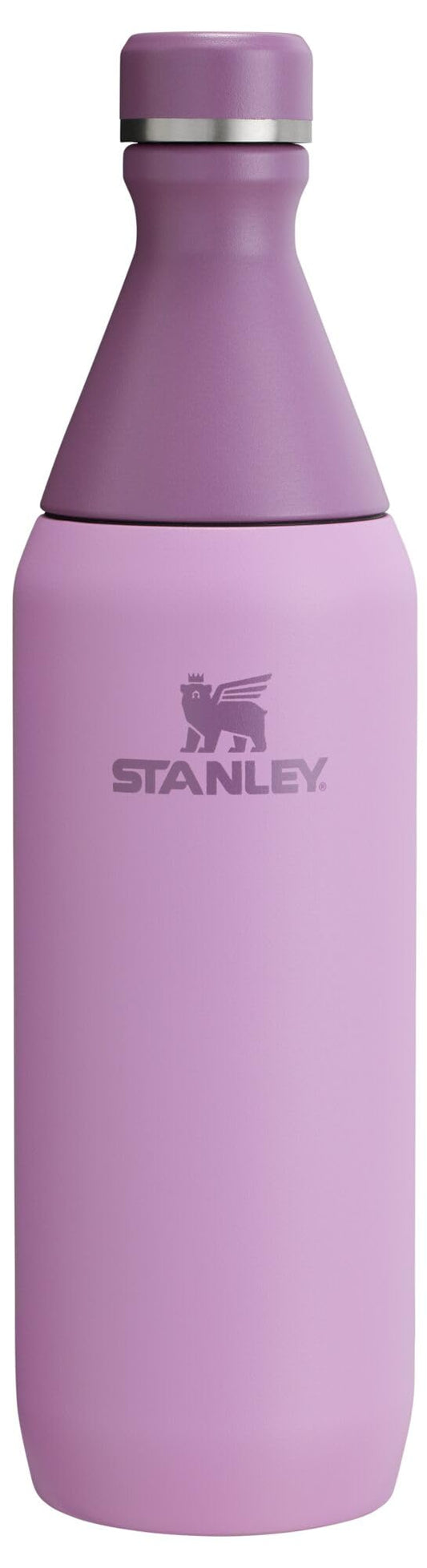 Stanley All Day Slim Bottle 20 oz | Twist On Lid with Leakproof Seal | Slim Design for Travel & Gym | Insulated Stainless Steel | BPA-Free | Lilac