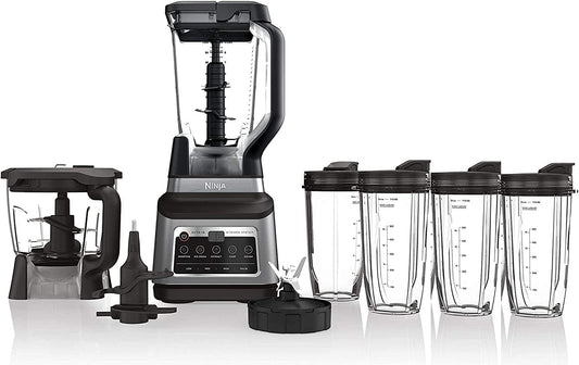 BN801 Professional Kitchen System, 1400 WP, 5 Functions with Auto IQ, 72-oz. Pitcher, 64-oz. Processor Bowl, (4) 24-oz. To-Go Cups