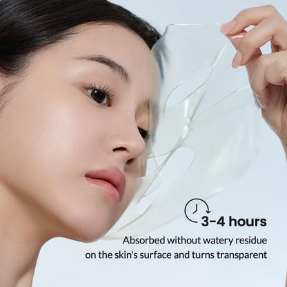 BIODANCE Sea Kelp Day & Night Gel Duo: Sea Kelp Hydrogel Mask & Sea Kelp Gel Toner Pads, Calming & Soothing, Sebum Control for Sensitive Skin, Oily Skin, 4 Masks + 60 Pads
