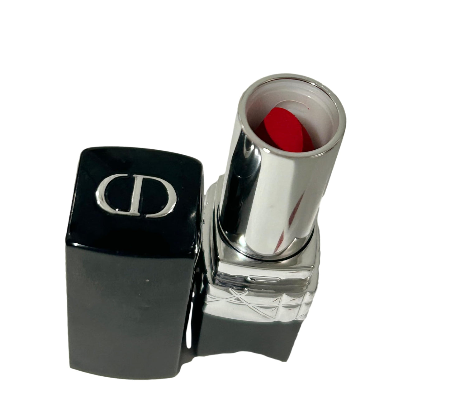 Dior Rouge Lipstick Color # 999 RED VELVET (FULL SIZE) 0.12 OZ / 3.5 G (NEW NO BOX/NEVER USED/NO BOX AS SHOWN)