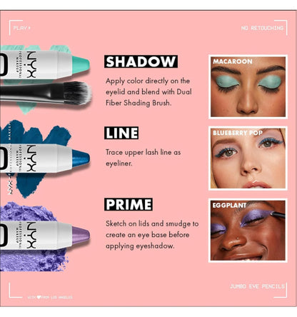 Nyx Jumbo Eye Pencil 604 Milk 3pack