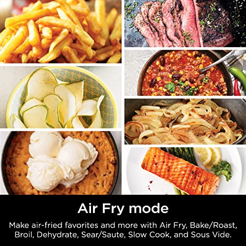 Ninja SF301 Speedi Rapid Cooker & Air Fryer, 6-Quart Capacity, 12-in-1 Functions to Steam, Bake, Roast, Sear, Sauté, Slow Cook, Sous Vide & More, 15-Minute Speedi Meals All In One Pot, Sea Salt Gray