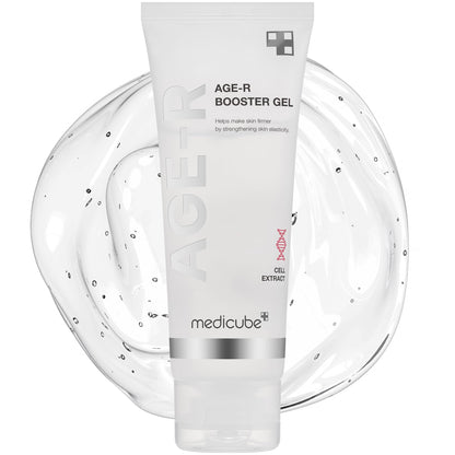 Medicube Age-R Booster Gel Serum for Skin Care Devices - Moisturizing and Nourishing Facial Serum with Plant Stem Cell Extract, Hyaluronic Acid, Collagen - Hypoallergenic Korean Skin Care