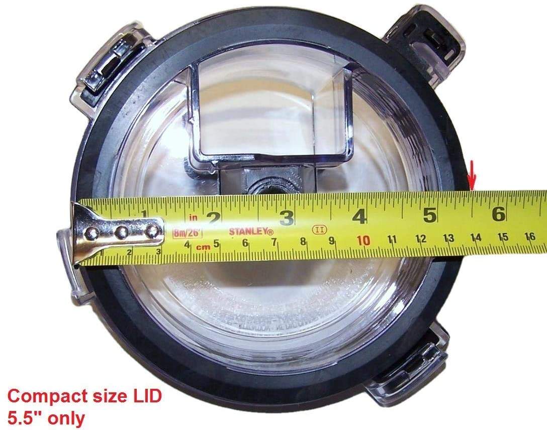 MUST READ Details - Compact Size - Ninja Chute Feed Lid Slicer Shredder Grater Discs for 40oz Bowl BL491 BL492 BL493 BL494 CT670V CT671AV CT672A CT672V Blender