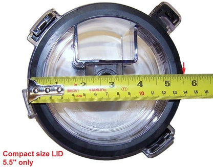 MUST READ Details - Compact Size - Ninja Chute Feed Lid Slicer Shredder Grater Discs for 40oz Bowl BL491 BL492 BL493 BL494 CT670V CT671AV CT672A CT672V Blender