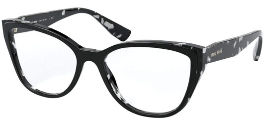 Eyeglasses Miu MU 4 SV 06E1O1 Havana Black White Top