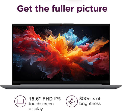 Lenovo Ideapad Touchscreen Laptop Computer for Home Business Student, 15.6" FHD, 24GB DDR4 RAM, 1TB PCIe SSD, Intel 6-Core CPU (Beat i5-1155G7), WiFi 6, Bluetooth, HDMI, Windows 11 Pro S, BEF-ectoy