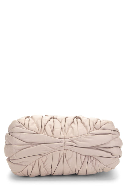 Miu Miu, Pre-Loved Pink Nappa Buckle Handbag, Pink