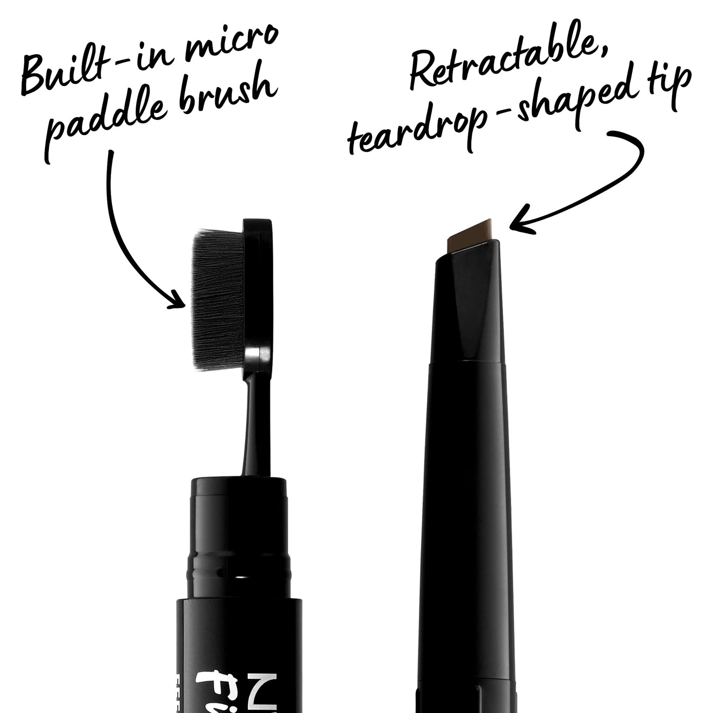 NYX PROFESSIONAL MAKEUP Fill & Fluff Eyebrow Pomade Pencil, Espresso