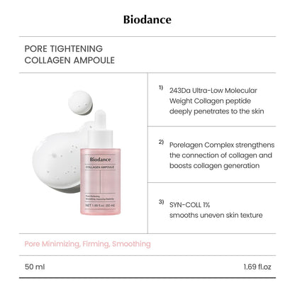 BIODANCE Collagen Trio: Bio-Collagen Real Deep Mask & Collagen Ampoule & Collagen Cream