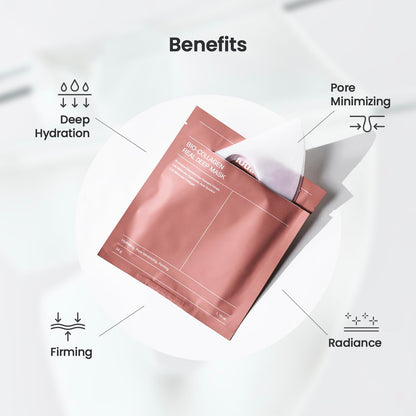 BIODANCE Collagen Day & Night Gel Duo: Bio-Collagen Real Deep Mask & Collagen Gel Toner Pads