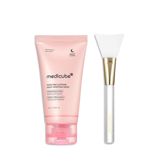 medicube PDRN Overnight Wrapping Mask with Jelly Brush