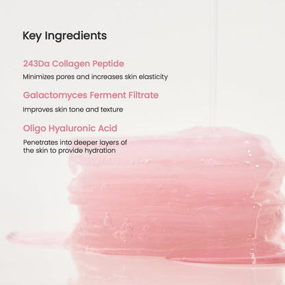 Biodance Collagen Gel Toner Pads, Pore Minimizer for Face, Improving Elasticity, Gentle Exfoliating Korean Toner Pads for Sensitive Skin, 4.93 fl.oz.(140g)*60Pads