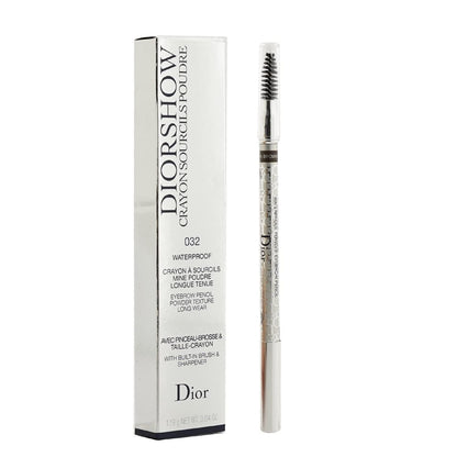 Dior Diorshow Crayon Sourcils Poudre Waterproof Eyebrow Pencil1.19g Full Size (032 Dark Brown)