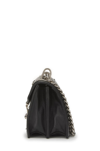 Miu Miu, Pre-Loved Black Calfskin Confidential Crossbody, Black