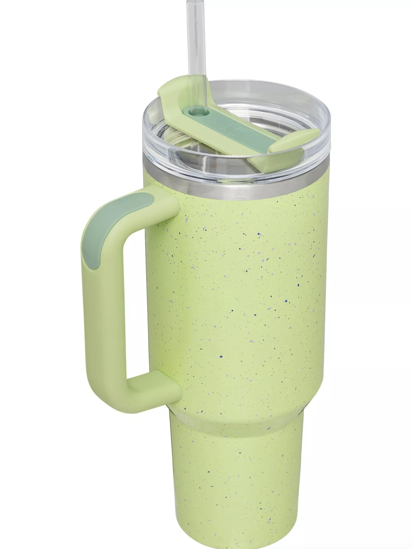 Stanley 40oz Quencher H2.0 FlowState Tumbler, Citron Speckle